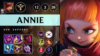 Annie Support vs Lulu - KR Master Patch 25.S1.3