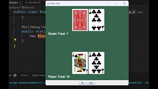 Blackjack - Game Using Java Swing