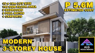 100 sqm 3-Bedroom House Design 2024 | ALG DESIGNS #70