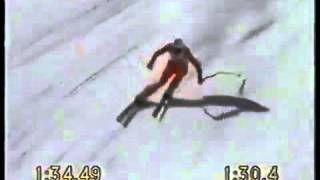 Franz Heinzer wins downhill (Aspen 1991)