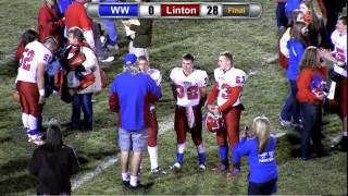 Linton Miner Football 2012 Regional Championship Celebration and Interviews