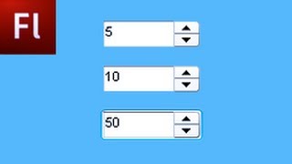 Flash Tutorial: The NumericStepper Component -HD-
