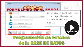 PROGRAMACION de BOTONES en FORMULARIO en ACCESS