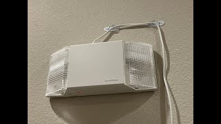 My Lithonia ELM-CSR Fixed Optics Pre Corded Emergency Light