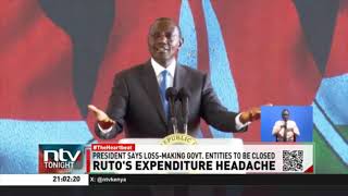 Ruto's expenditure headache