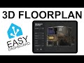 3D Floorplan Tutorial for Home Assistant | Sweet Home 3D Guide