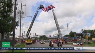 Continued support shown by the community mourning loss of Det. Greg Ferency