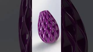 Sequence Vase design tutorial in Solidworks / 3dtechfusion #solidworks