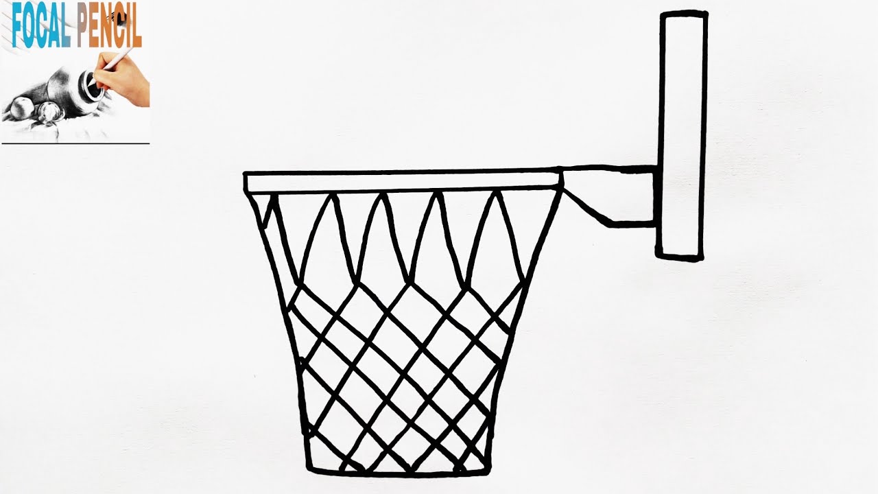 How To Draw A Basketball Hoop Really Easy Drawing Tutorial 42 Off
