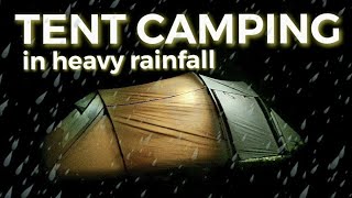 Tent camping in the rain, oex Coyote lll backpacking tent. IT'S A LONG WET NIGHT