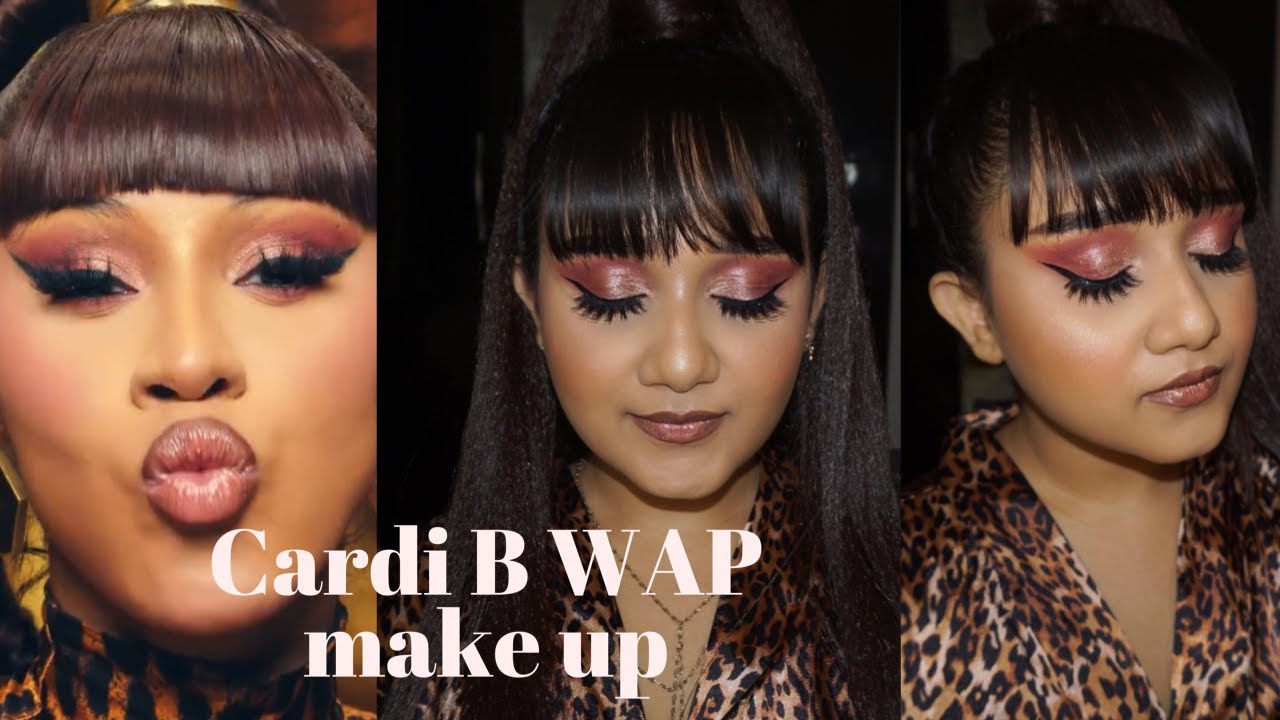 Cardi B WAP MAKE UP LOOK - YouTube