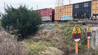 CSX 3113 leads M605 in Mobile,AL (part 1)