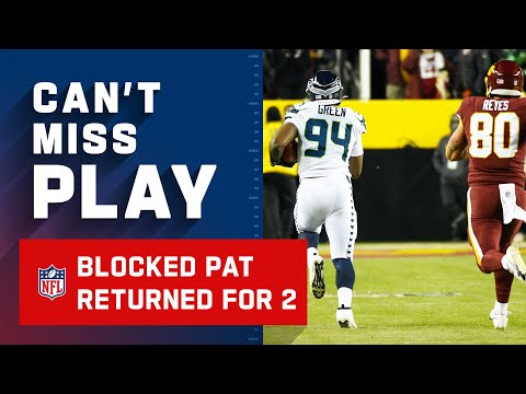 What happens if an extra point is returned?