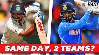 India TEST and T20I teams on SAME DAY - WHO plays WHERE? | #AakashVani