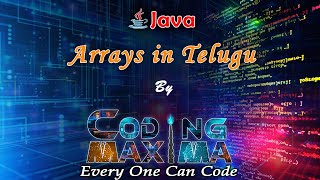 Java Arrays class one in telugu with Animation from coding maxima with animations. | java