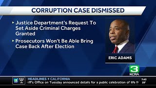 New York City Mayor Eric Adams' corruption case dismissed by judge