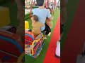 Berkeliling playground naik becak