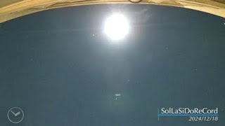 for L（更待月）2024/12/17 04:30-31:30 ☀️ SolLaSiDoReCord Timelapse  〈ソラシドレコード〉