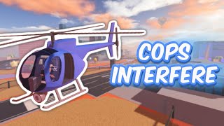 Grinding in a Cops Interfering Server | ROBLOX JAILBREAK