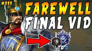 Farewell, Final Video! PROMOS to Diamond | Iron IV to Diamond Ep # 111