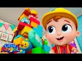 The TALLEST Toy Tower! | BABY JOHN™ Playtime Kids Songs & Nursery Rhymes | Little Angel