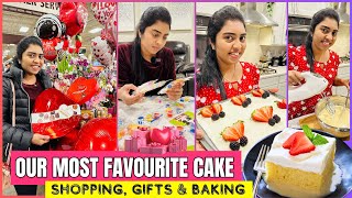 அமெரிக்காவில் Valentine's Day 2025 ❤️ கொண்டாட்டம் | Cake Baking, Cooking, Shopping | USA Tamil VLOG