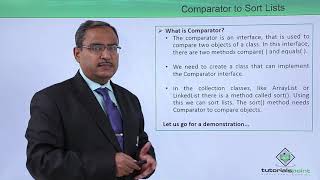 Java Essentials - Comparator to sort lists