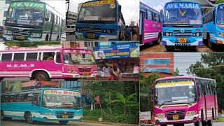 Kottayam buses KEMS Ave maria M \u0026 M Kondody travels and more with Palappalli song - Kottayam buses