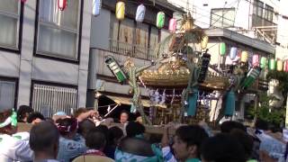 2015年 羽田神社例大祭 御神輿　前河原