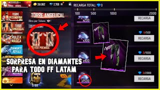 RAPIDO BONUS DE DIAMANTES ESPECIAL NAVIDAD AGENDA SEMANAL TORRE ANGELICAL PANTALONES VERDES FF LATAM