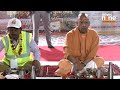 uttar pradesh cm yogi adityanath u0026 ministers have lunch with sanitation workers in prayagraj news9