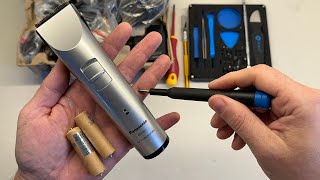 Battery replacement on Panasonic ER 1421s Clipper