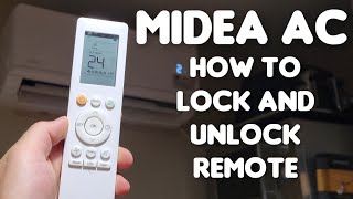 How to Unlock and Lock Midea Air Conditioning Remote Control