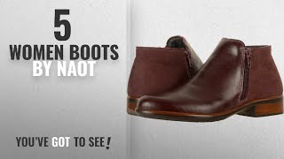 Top 10 Naot Women Boots [2018]: NAOT Women's Helm Boots, Red, 39 EU, 8-8.5 US M