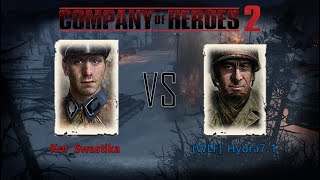 [COH2]WM(Elite Troops Doctrine) vs USF(Heavy Cavalry Company) 2019 12 10