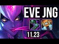 EVELYNN vs GRAVES (JNG) | 6/0/4, Rank 7 Eve, 300+ games, Dominating | KR Master | 11.23