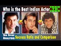 Rishi Kapoor Vs Govinda Vs Sanjay Dutt 1980-1989 All Hit or Superhit and Flop Movie, Success Ratio.