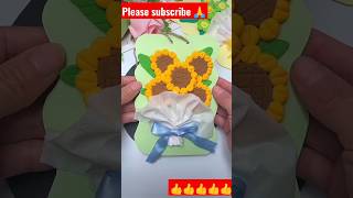 How to make diy paper craft for mom's gift part 2 ! Art and craft! #craft #shorts #art #viral