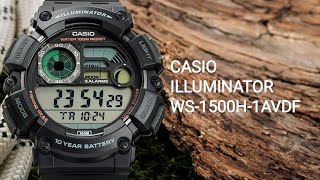 UNBOXING CASIO ILLUMINATOR WS-1500H-1AVEF