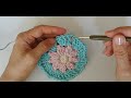 serwetka mandala na szydełku sznurek bawełniany. napkin crochet