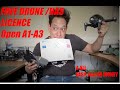 Drone Certificate / Licence UAS Open A1-A3 for FREE and NO MONEY - EASY - EU