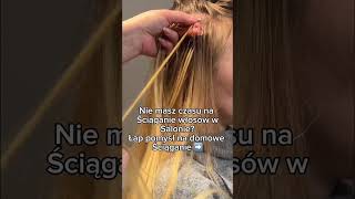 Nie masz czasu na ściąganie włosów w salonie- albo znajdź go albo…#włosy #hair #przedłużanie #krakow