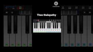 Thee thalapathy song in perfect piano