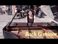 Bach G Minor Arranged By Luo Ni | Street Piano | YUKI PIANO