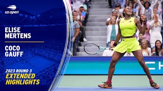 Elise Mertens vs. Coco Gauff Extended Highlights | 2023 US Open Round 3