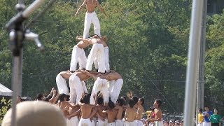 2009 修猷館高校大運動会 白タンブリング（組体操）