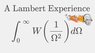 Press F to pay respects to Papa Lambert [ integral W(1/x^2) from 0 to infinity ]