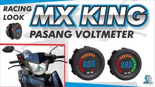 Yamaha MX KING Pasang VOLT METER AKI keren dan dinamis