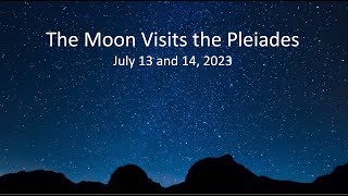 The Moon Visits the Pleiades