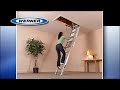 werner ladder energy seal attic ladder